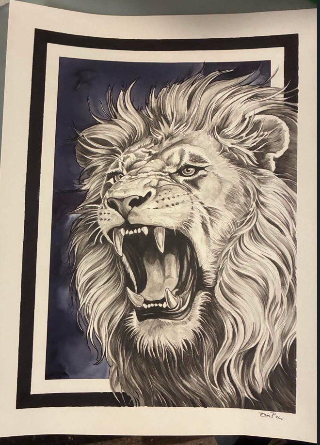 Master Piece - Rugissement royal (Vendu)
